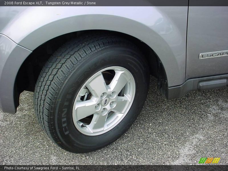 Tungsten Grey Metallic / Stone 2008 Ford Escape XLT
