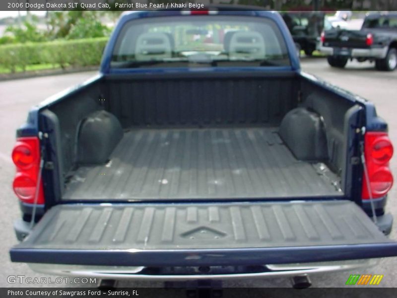 Patriot Blue Pearl / Khaki Beige 2006 Dodge Dakota SLT Quad Cab