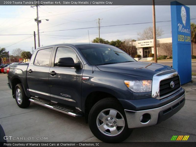 Slate Gray Metallic / Graphite Gray 2009 Toyota Tundra SR5 CrewMax 4x4