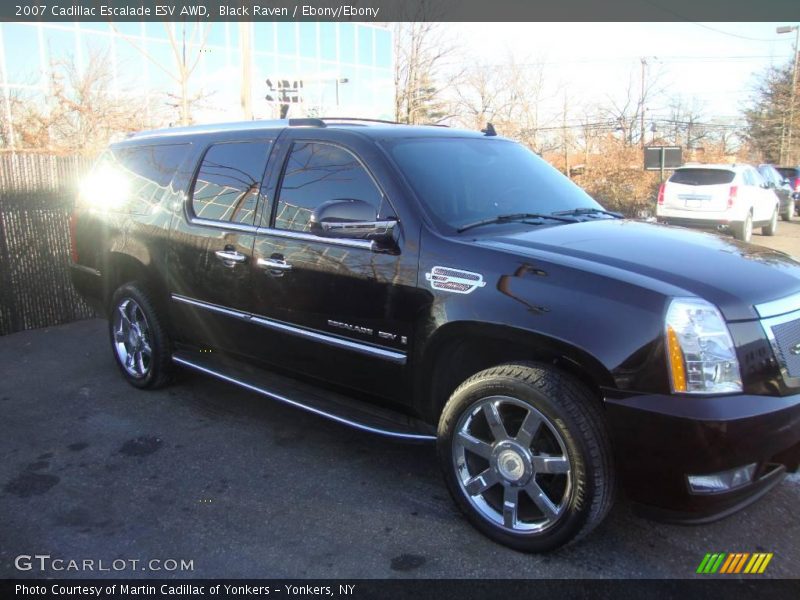 Black Raven / Ebony/Ebony 2007 Cadillac Escalade ESV AWD