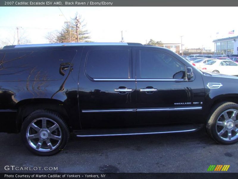 Black Raven / Ebony/Ebony 2007 Cadillac Escalade ESV AWD