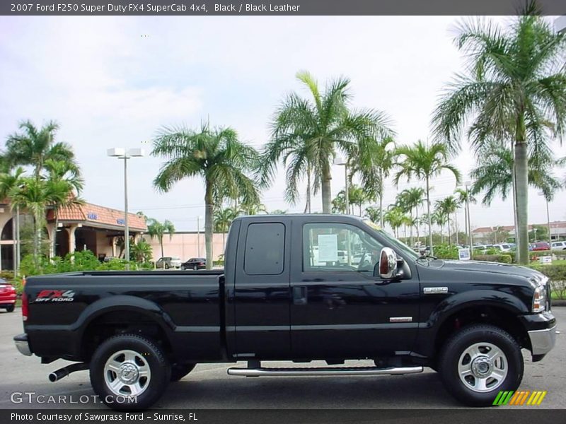 Black / Black Leather 2007 Ford F250 Super Duty FX4 SuperCab 4x4