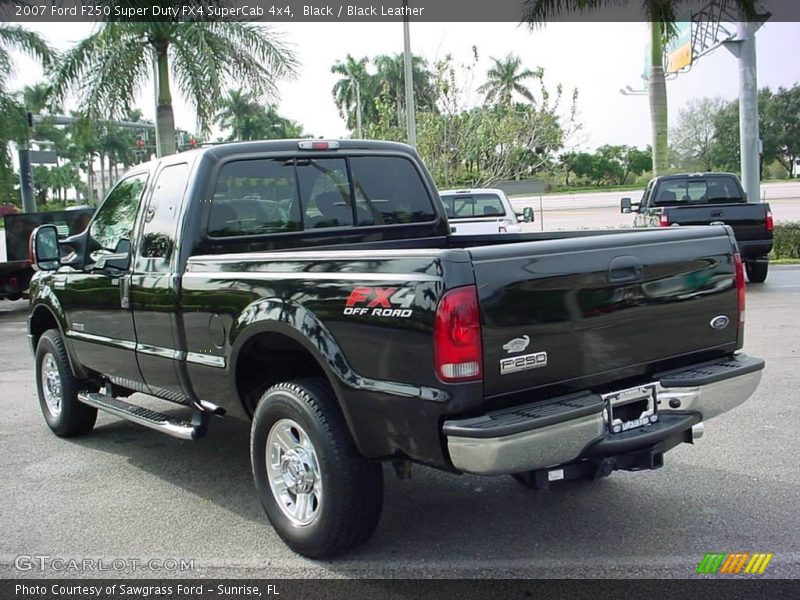 Black / Black Leather 2007 Ford F250 Super Duty FX4 SuperCab 4x4