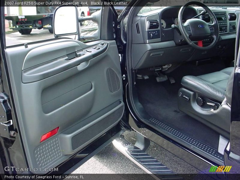 Black / Black Leather 2007 Ford F250 Super Duty FX4 SuperCab 4x4