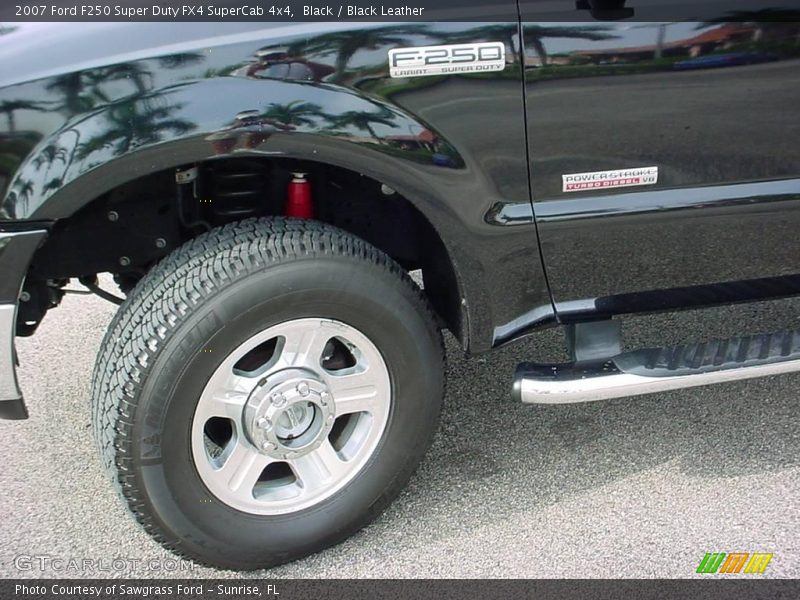 Black / Black Leather 2007 Ford F250 Super Duty FX4 SuperCab 4x4