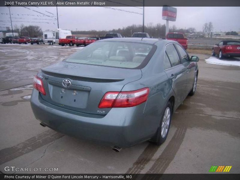 Aloe Green Metallic / Bisque 2008 Toyota Camry XLE V6