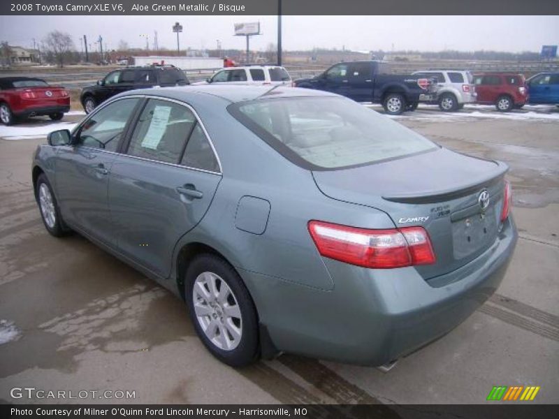 Aloe Green Metallic / Bisque 2008 Toyota Camry XLE V6