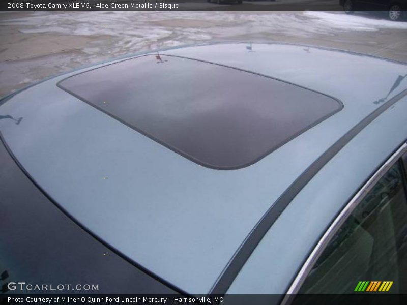 Aloe Green Metallic / Bisque 2008 Toyota Camry XLE V6