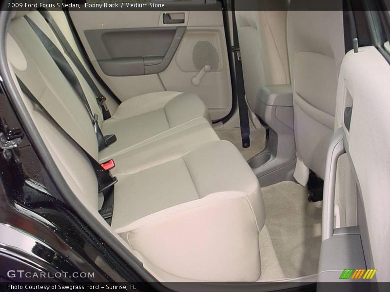 Ebony Black / Medium Stone 2009 Ford Focus S Sedan