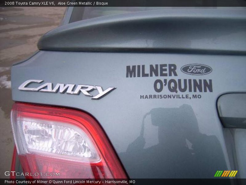 Aloe Green Metallic / Bisque 2008 Toyota Camry XLE V6