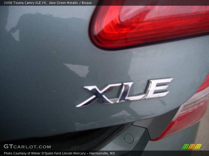 Aloe Green Metallic / Bisque 2008 Toyota Camry XLE V6