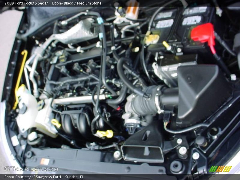 Ebony Black / Medium Stone 2009 Ford Focus S Sedan