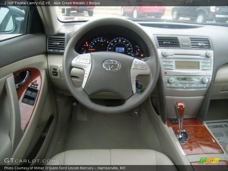 Aloe Green Metallic / Bisque 2008 Toyota Camry XLE V6