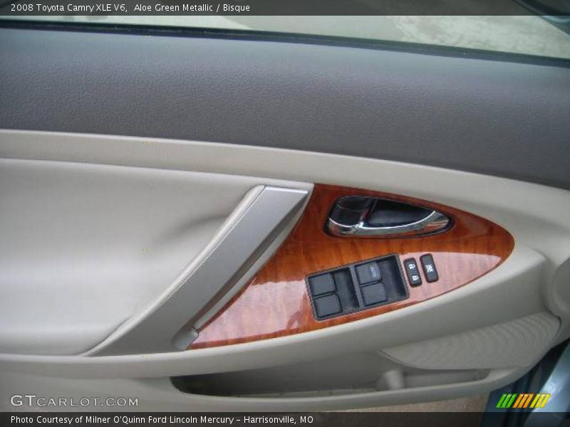 Aloe Green Metallic / Bisque 2008 Toyota Camry XLE V6