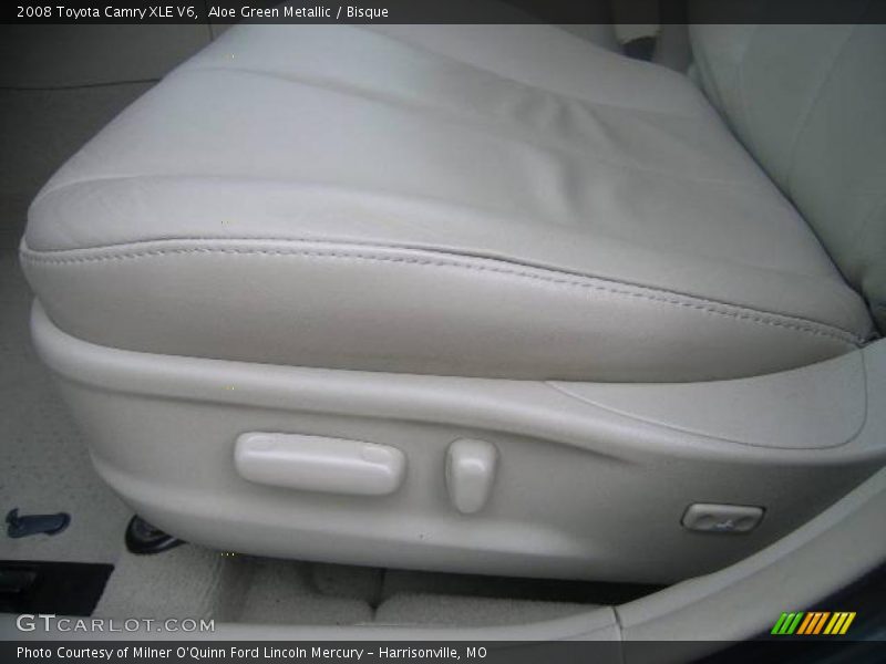 Aloe Green Metallic / Bisque 2008 Toyota Camry XLE V6