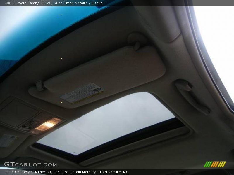 Aloe Green Metallic / Bisque 2008 Toyota Camry XLE V6