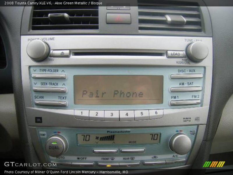 Aloe Green Metallic / Bisque 2008 Toyota Camry XLE V6