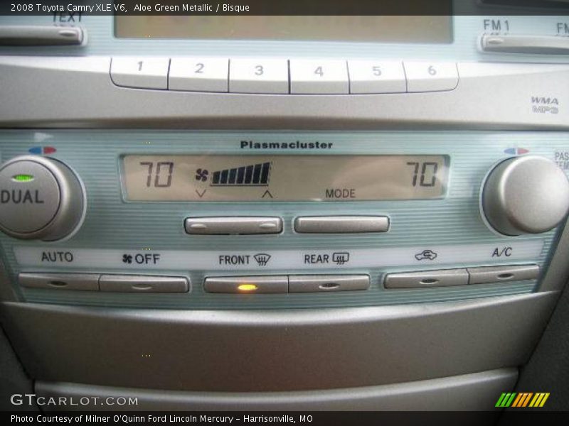 Aloe Green Metallic / Bisque 2008 Toyota Camry XLE V6