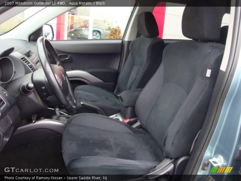 Aqua Metallic / Black 2007 Mitsubishi Outlander LS 4WD