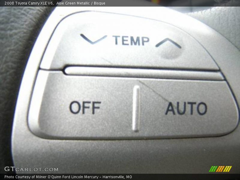 Aloe Green Metallic / Bisque 2008 Toyota Camry XLE V6