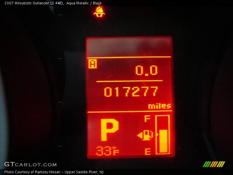 Aqua Metallic / Black 2007 Mitsubishi Outlander LS 4WD