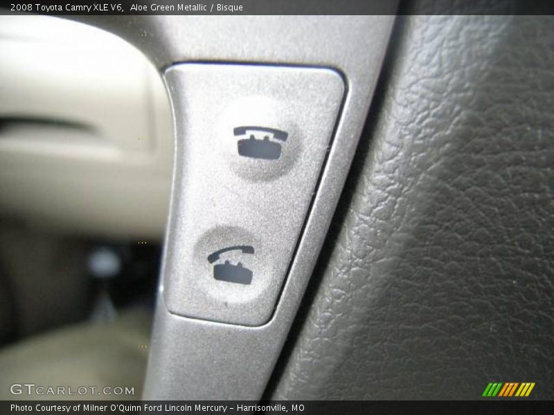 Aloe Green Metallic / Bisque 2008 Toyota Camry XLE V6