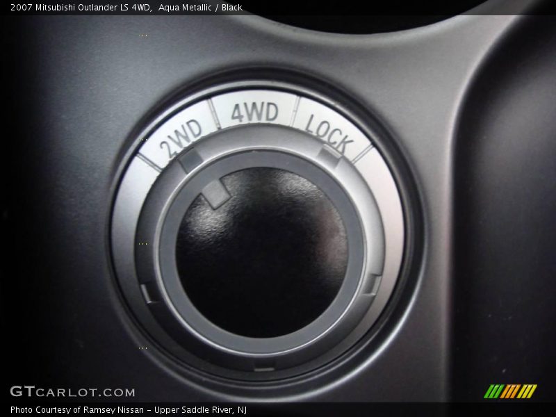 Aqua Metallic / Black 2007 Mitsubishi Outlander LS 4WD