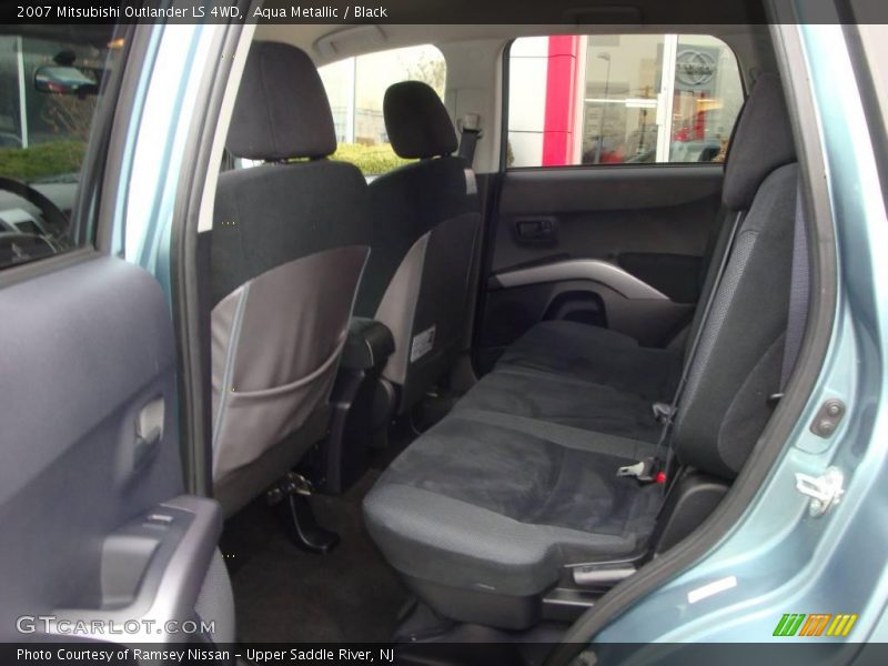 Aqua Metallic / Black 2007 Mitsubishi Outlander LS 4WD