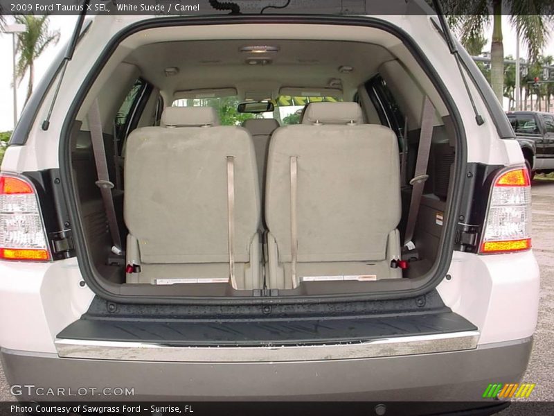 White Suede / Camel 2009 Ford Taurus X SEL