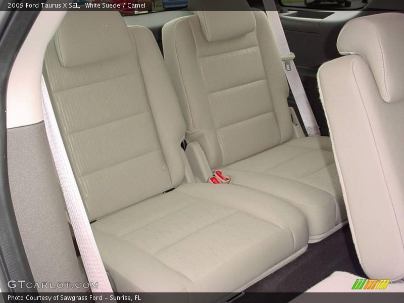 White Suede / Camel 2009 Ford Taurus X SEL