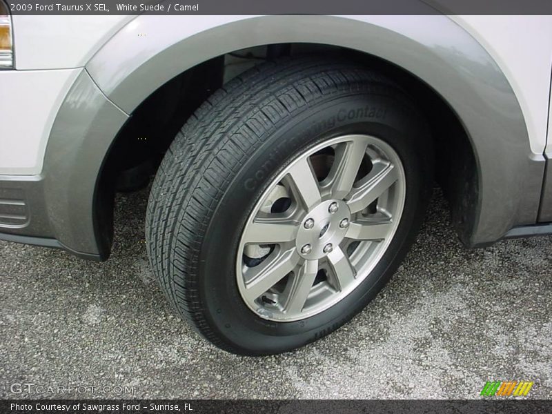 White Suede / Camel 2009 Ford Taurus X SEL