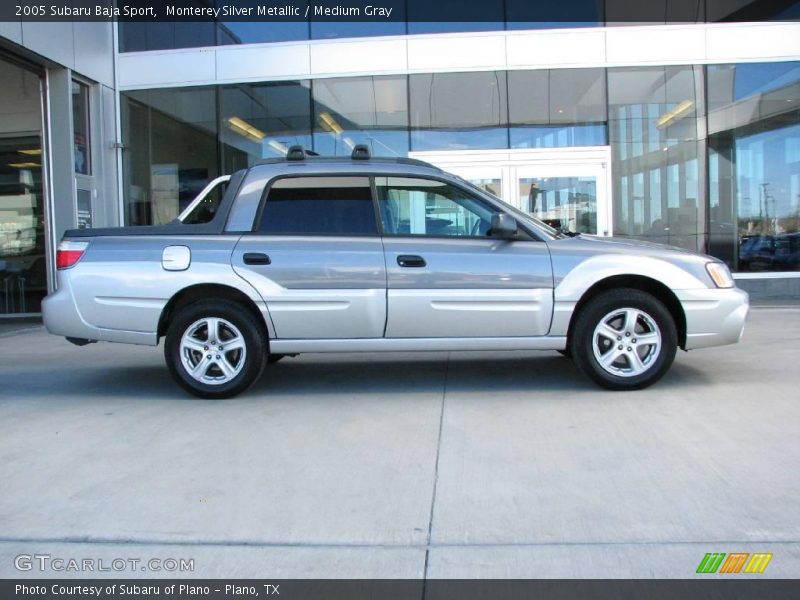Monterey Silver Metallic / Medium Gray 2005 Subaru Baja Sport