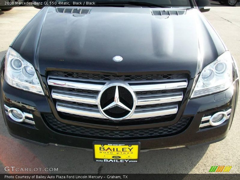 Black / Black 2008 Mercedes-Benz GL 550 4Matic