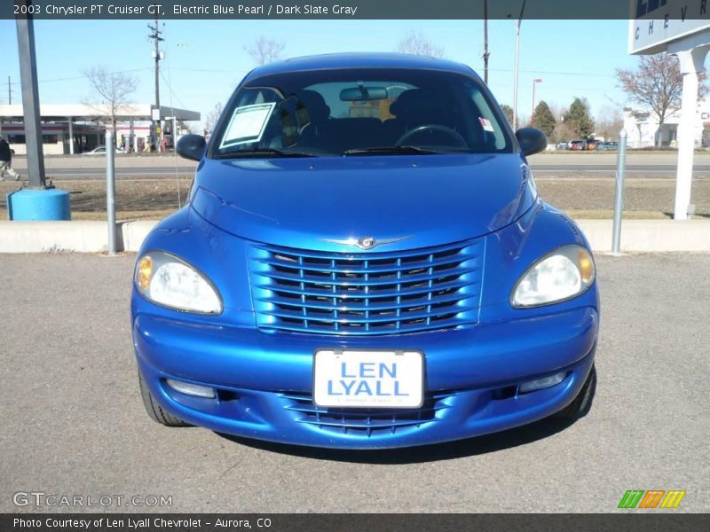 Electric Blue Pearl / Dark Slate Gray 2003 Chrysler PT Cruiser GT