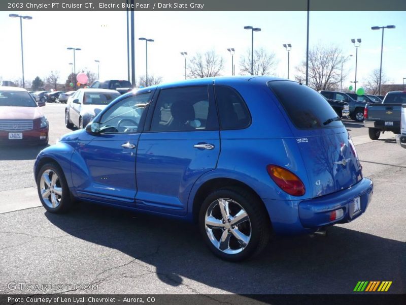 Electric Blue Pearl / Dark Slate Gray 2003 Chrysler PT Cruiser GT