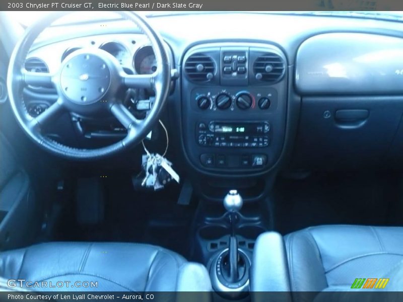 Electric Blue Pearl / Dark Slate Gray 2003 Chrysler PT Cruiser GT