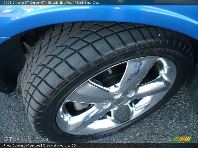 Electric Blue Pearl / Dark Slate Gray 2003 Chrysler PT Cruiser GT