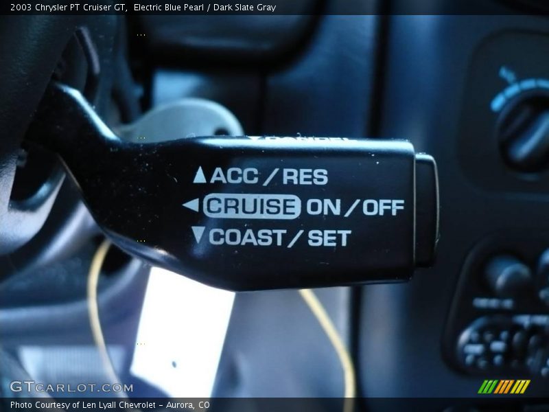 Electric Blue Pearl / Dark Slate Gray 2003 Chrysler PT Cruiser GT