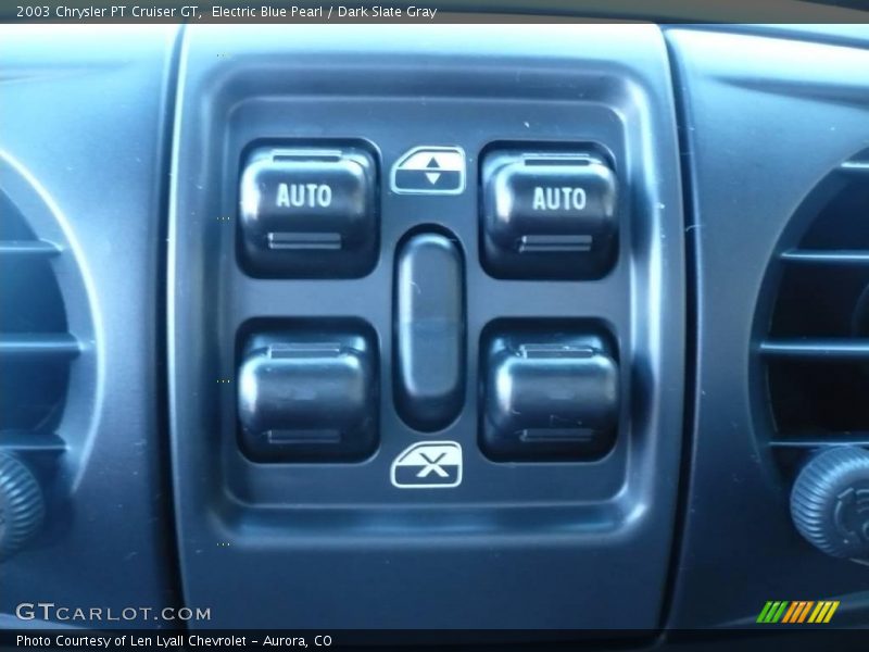 Electric Blue Pearl / Dark Slate Gray 2003 Chrysler PT Cruiser GT