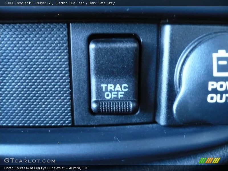 Electric Blue Pearl / Dark Slate Gray 2003 Chrysler PT Cruiser GT