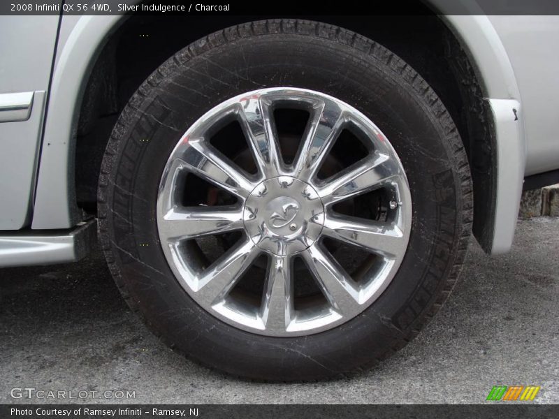 Silver Indulgence / Charcoal 2008 Infiniti QX 56 4WD