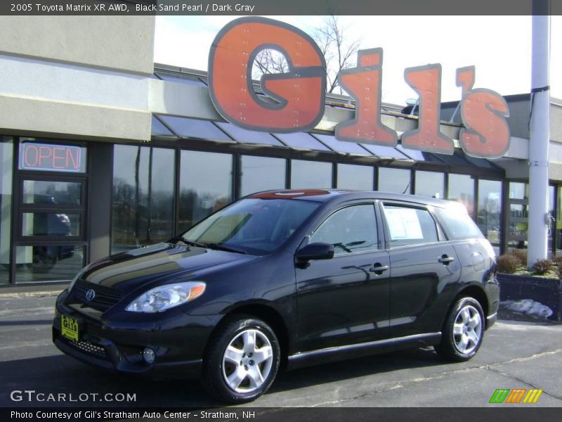 Black Sand Pearl / Dark Gray 2005 Toyota Matrix XR AWD