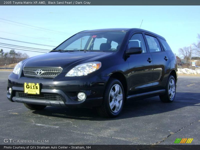 Black Sand Pearl / Dark Gray 2005 Toyota Matrix XR AWD