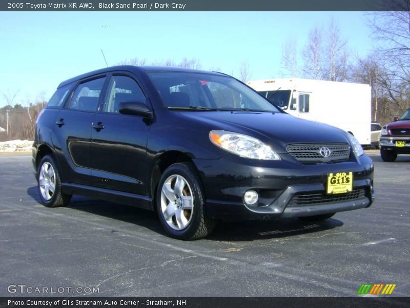 Black Sand Pearl / Dark Gray 2005 Toyota Matrix XR AWD