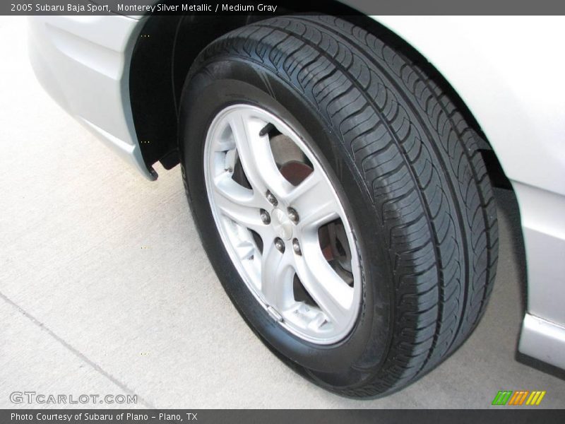 Monterey Silver Metallic / Medium Gray 2005 Subaru Baja Sport