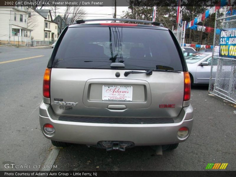 Pewter Metallic / Dark Pewter 2002 GMC Envoy SLT 4x4