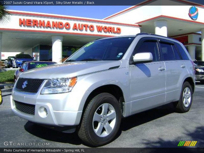 Silky Silver Metallic / Black 2007 Suzuki Grand Vitara XSport