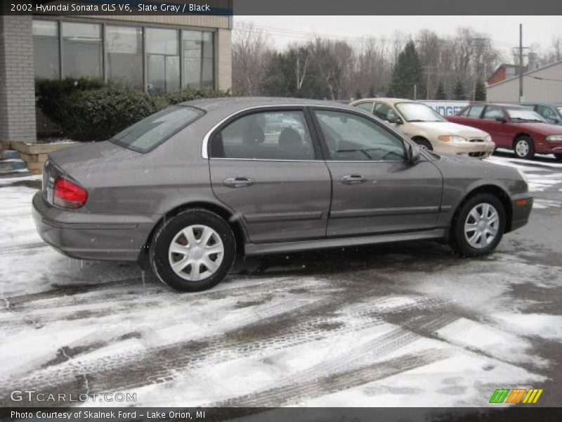 Slate Gray / Black 2002 Hyundai Sonata GLS V6