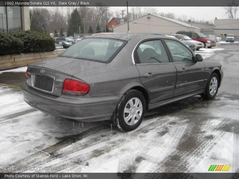 Slate Gray / Black 2002 Hyundai Sonata GLS V6