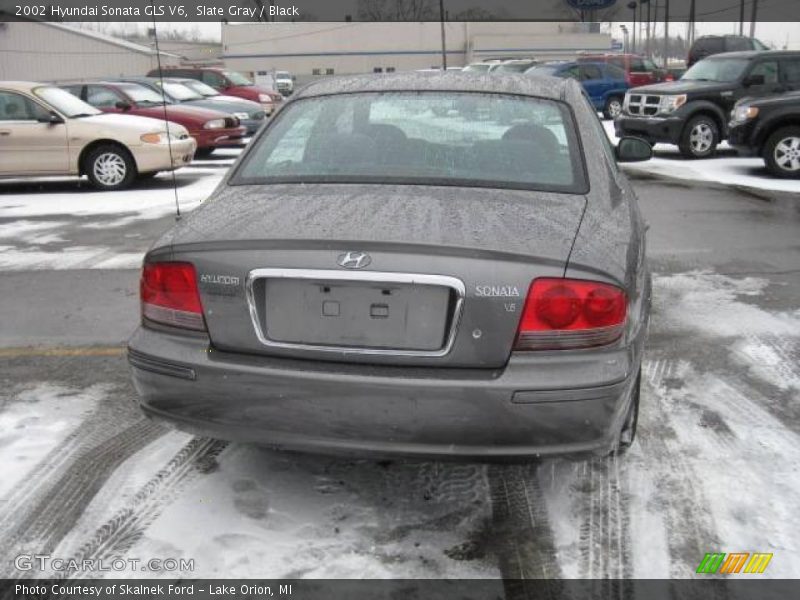 Slate Gray / Black 2002 Hyundai Sonata GLS V6